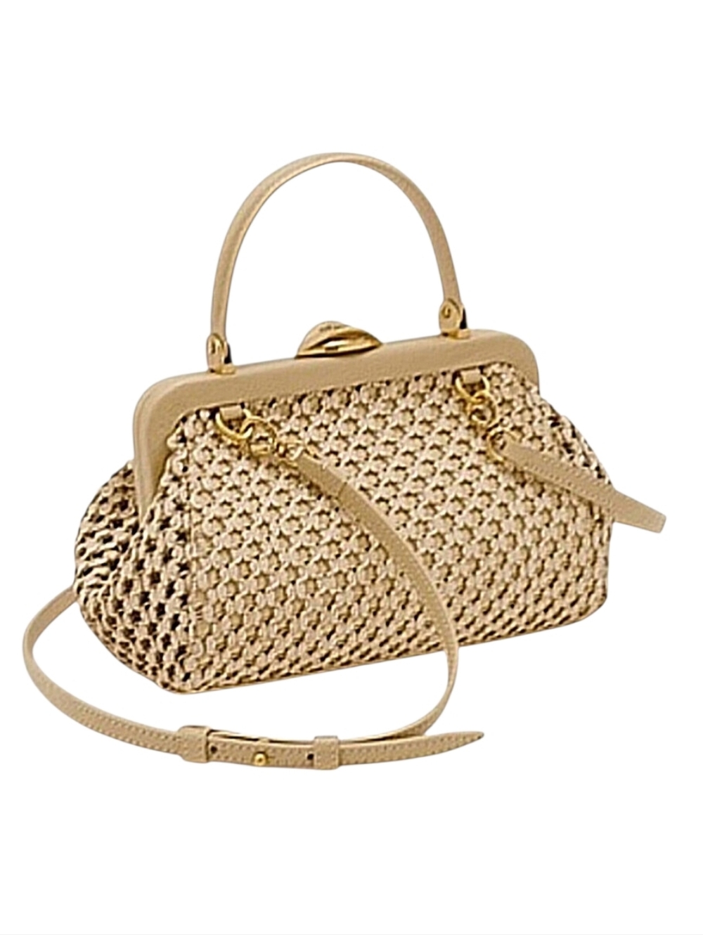 Cult Gaia Zuma Bohemian Crossbody Bag In Sand NWT - Picture 2 of 5